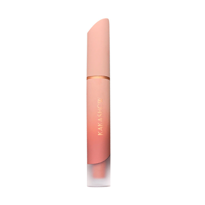 KAKASHOW Cream Matte Lip Glaze Velvet Fog Waterproof Easy To Fell Female Students Plain White Lip Mud