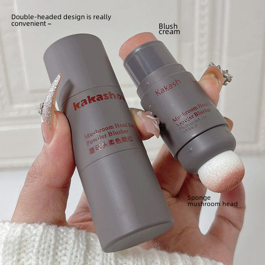 Kakashow Mushroom Head Soft Color Blush Easy To Color Blush Cream Matte Soft Natural Delicate Concealer Repair