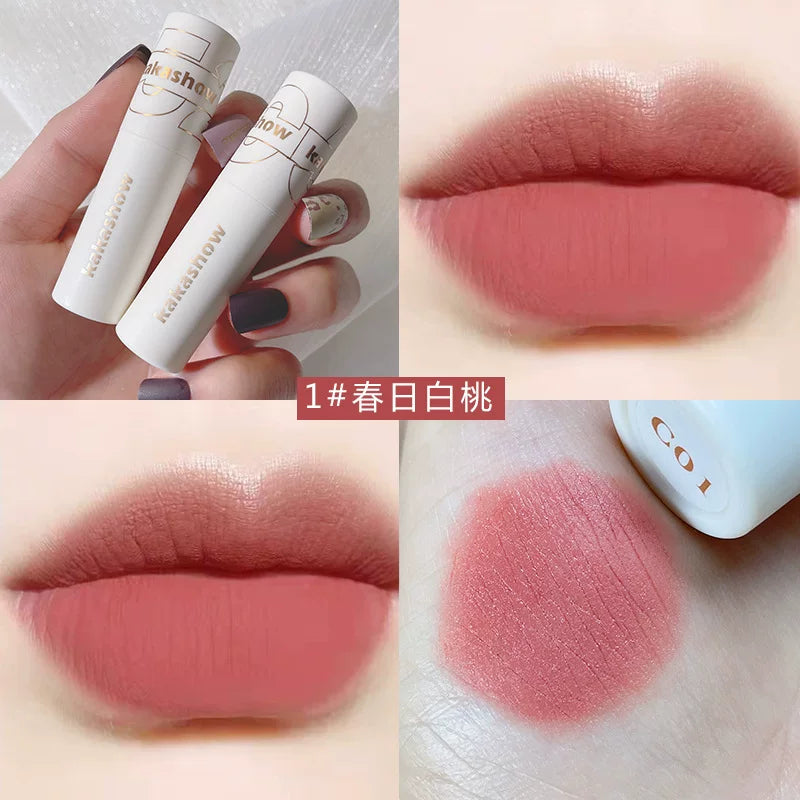 Kakashow Loves You Velvet Lip Glaze Matte Cream Matte Lipstick Airy Feeling Not Easy To Stick Lip Mud Lipstick