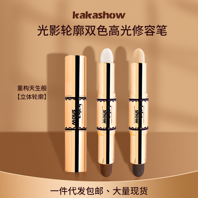 Kakashow Two-Color High-Gloss Contouring Stick To Modify And Brighten