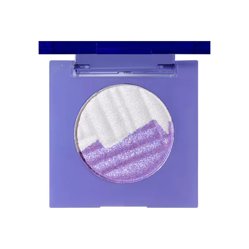 Kakashow Aurora Two-color Highlight Powder Chameleon Highlight Contouring All-in-one Plate Pearlescent Explosion Face Brightening