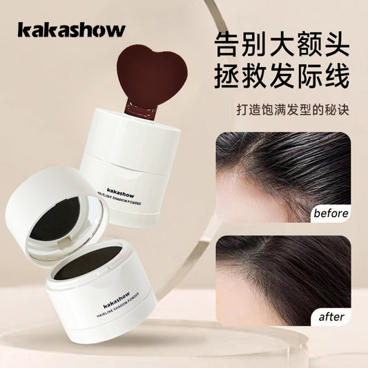 Kakashow Hairline Shadow Powder Waterproof Hair Repair Artifact Natural Decoration Hairline Not Easy To Smudges Shadow