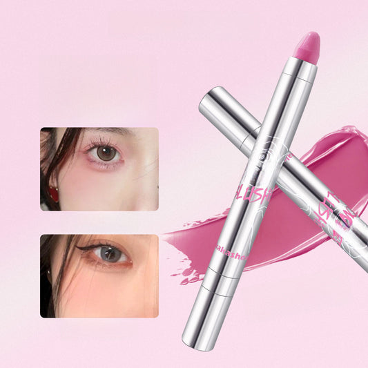 Kakashow Atmosphere Blush Stick Eye And Cheek Dual-use Cream Turn Powder Eye Shadow Stick Easy Blooming Blush Stick Eye Makeup Girl
